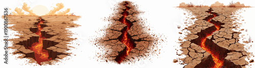 Fissured Earth: A Journey Through the Cracks