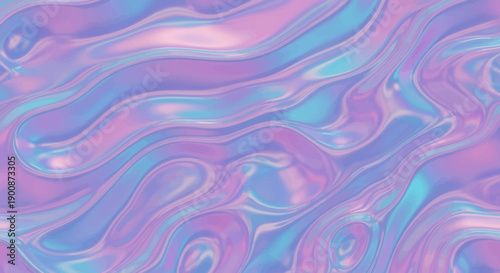 Vibrant iridescent background with swirling purple and blue hues