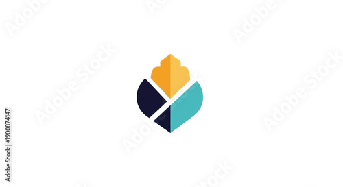 Colorful Geometric Shape Design Element.