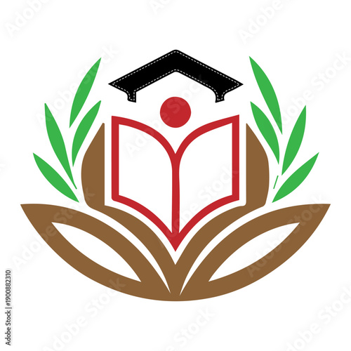 Education school logo in illustration.
Custom logo design.
design ideal for schools, colleges, universities, training centers, e-learning platforms, stationery, branding and educational and marketing.