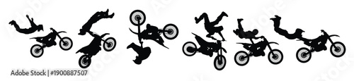 dirt bikes vector