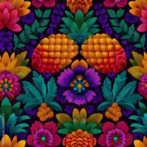 Vibrant Layered Pattern of Life in Full Color
