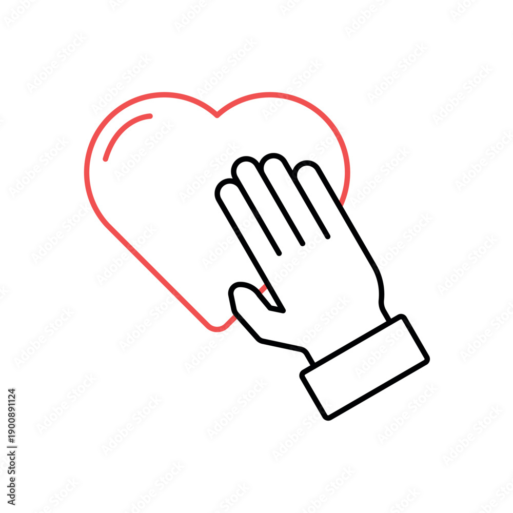 Obraz premium Honesty icon, isolated on white background.