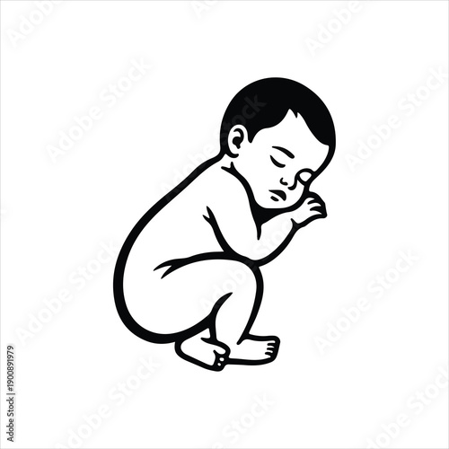 Sleeping bag icon. outdoor portable resting sleep bag symbol set. Adventure camping or hiking foldable sleeping bag for baby or infant child vector line