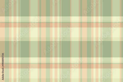 Robe texture fabric vector, dreamy plaid tartan check. Nobility pattern textile background seamless in light and pastel colors.