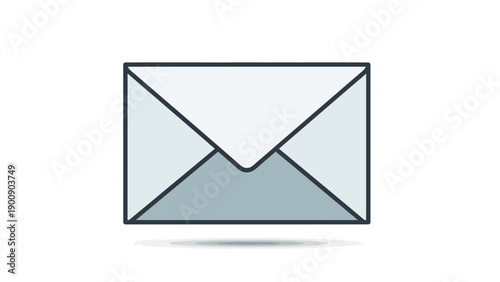 Closed Envelope with Flap and Shadow.