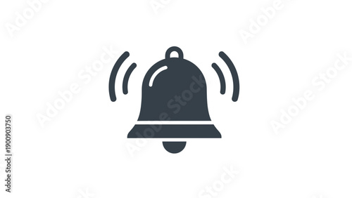 Ringing Bell Icon Notification Alert Signal.