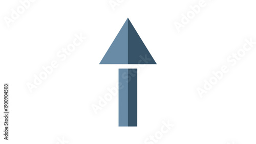 Blue Arrow Icon Pointing Upwards Sign. Free Download Blue Arrow Icon Pointing Upwards Sign. - GFXLoad