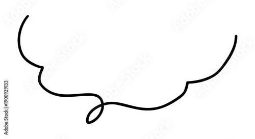 シンプルな吹き出しのベクターイラスト。単品、フレーム、枠、ふきだし