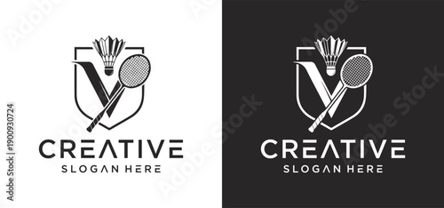 badminton logo, for badminton events and competitions.