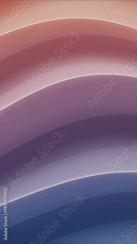 Artistic display of colorful waves in four frames at sunset with smooth transitions and vibrant patterns in a creative visual setup