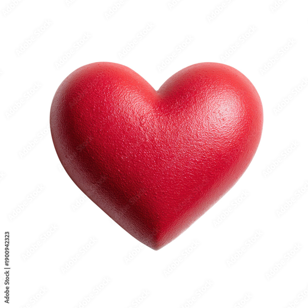 Fototapeta premium A red heart symbol on a black background
