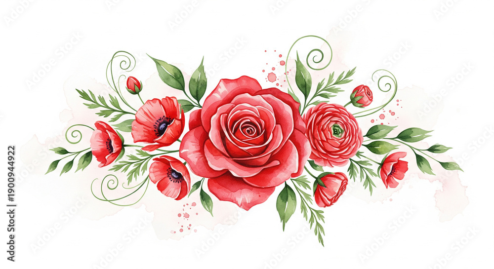Fototapeta premium Flower sketches & abstract art ideas