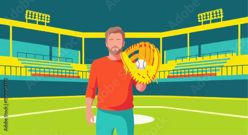 young man with a bus