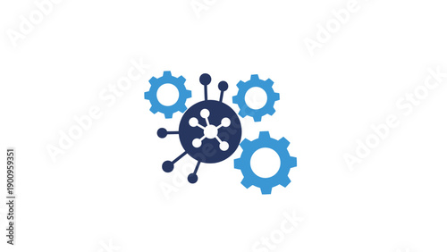 Gears and cogs machinery mechanism.