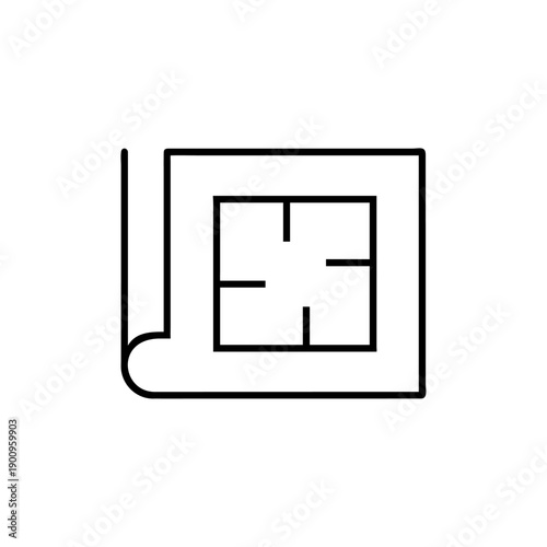 A 3d technology button illustration featuring a power switch icon on a white wall board vector element for business design