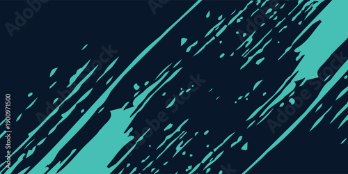 Minimal Abstract turquoise Grunge Scratch Background Template.