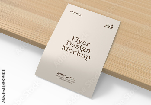 Corporate A4 Flyer Mockup Template