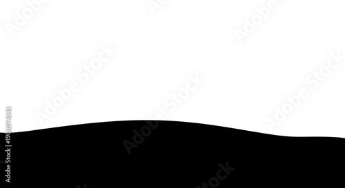 Black horizontal wavy line shape.