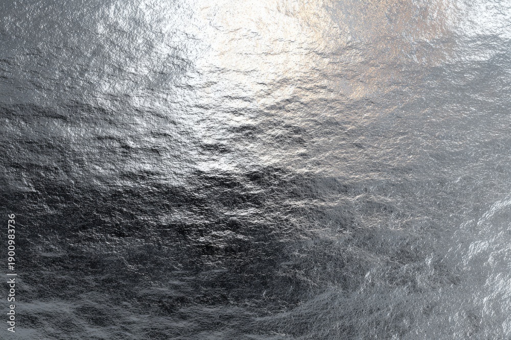 Obraz premium Modern Silver Gradient Glass Surface Elegant Luxury Abstract Backdrop