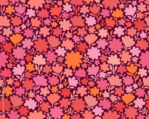 Flower Collection - Cutout Collage - Rose Reverie