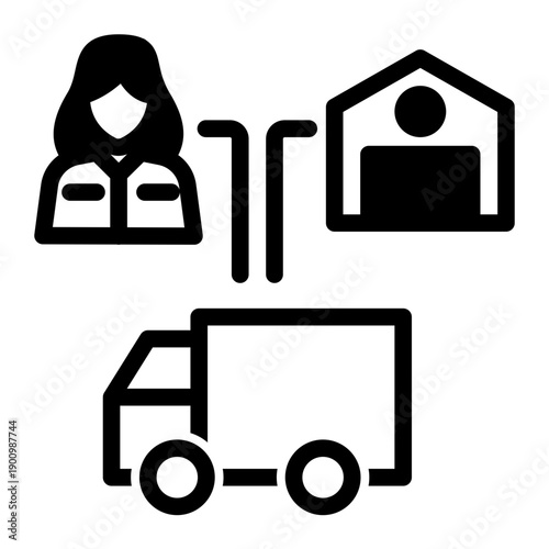 Management of the storage and movement of finished products to the end user (Mixed Style)