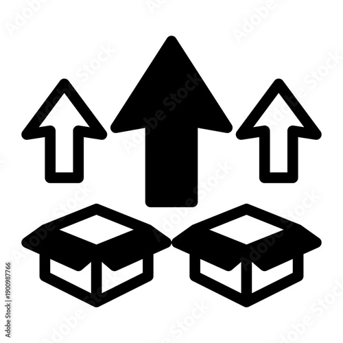 Fundamental act of providing goods or services to fulfill a market demand (Mixed Style)