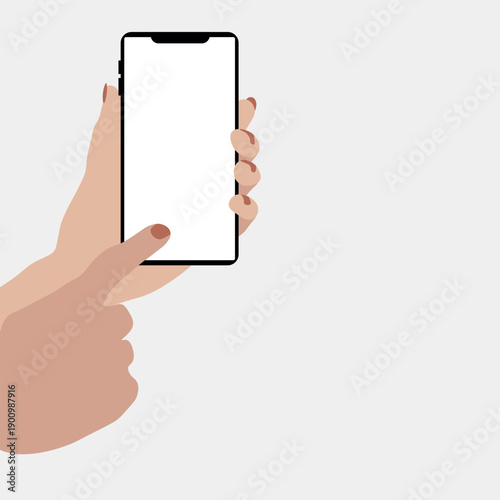 hand holding a mobile phone
