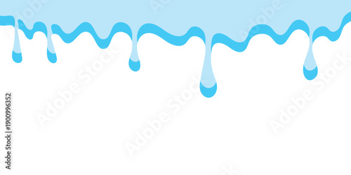 Black dripping oil stain vector 