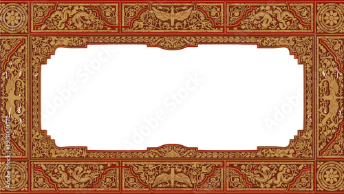 Ornate Vintage Frame with Copy Space