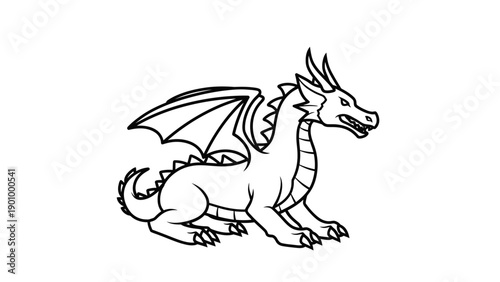 Fantasy Dragon Illustration