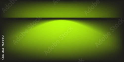 Abstract gradient podium background. Empty yellow 3D studio background. Clean scene for product presentation mockup template. eps 10