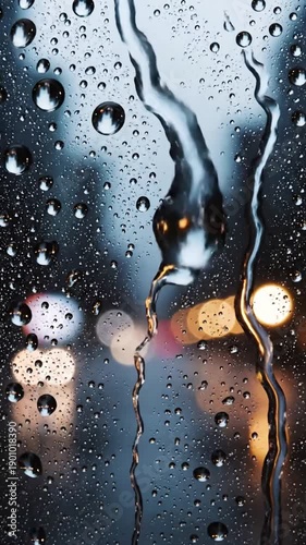 Green Screen chroma key stock 35 seconds close up water drops on glass a rainy day scene 4 with distortion, overlay, glitch, static noise, scan lines black background, 4k animated video loop