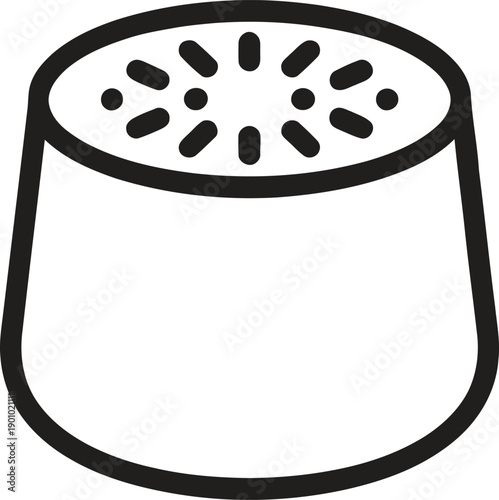 Salt shaker editable line icon. kitchen, seasoning, food, cooking vector illustration