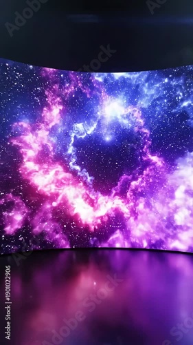 Green Screen led wall scene 2 with distortion, overlay, glitch, static noise, scan lines on black background, 4k animated video loop