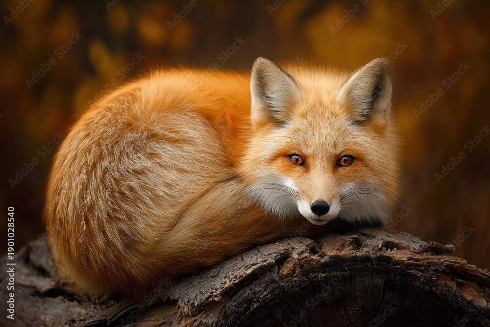 Obraz premium Red Fox Portrait - Majestic Wildlife Shot