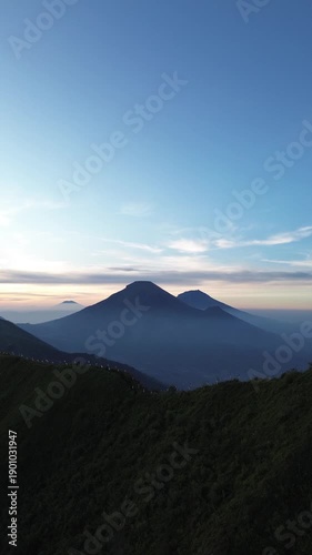 mountain landscape in the morning