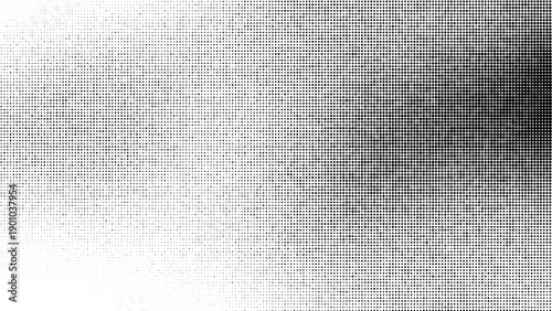 Black Halftone Dot Overlay Background vector. Abstract Minimalist Polka Dot Texture for Graphic Design.
