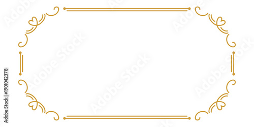 ハートのエレガントなフレーム