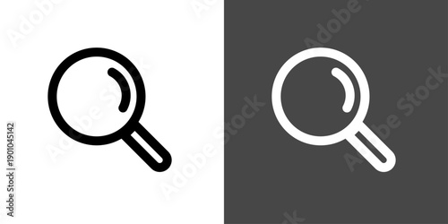 シンプルな検索マークアイコン