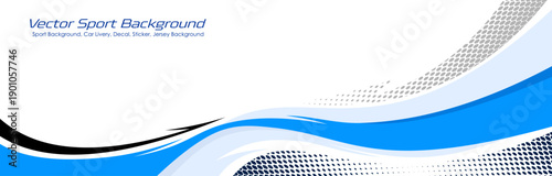 car livery design. sporty background design for vehicle vinyl wrap and car branding green color vector template EPS 10