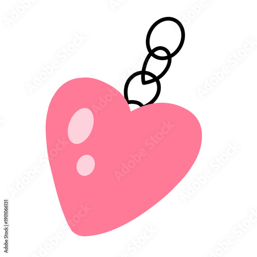 Keychain vector illustration