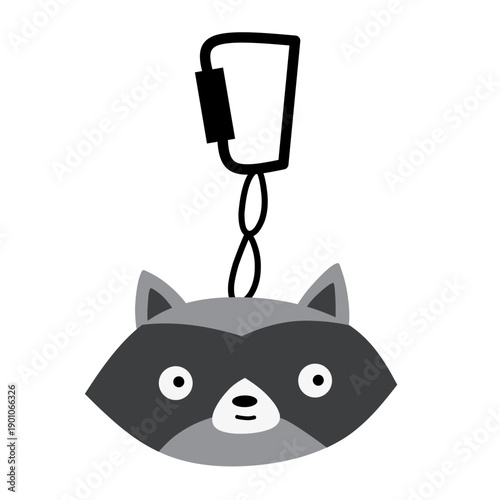 Keychain vector illustration