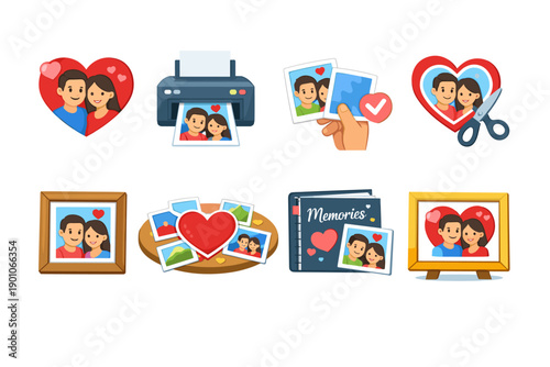 Photography and Memory Keeping Icon Set