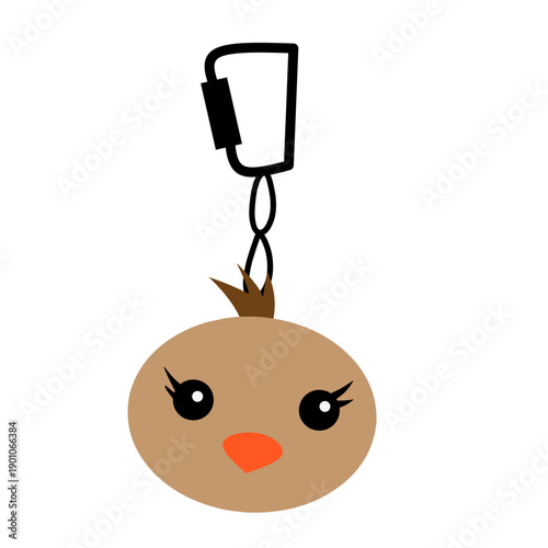 Keychain vector illustration