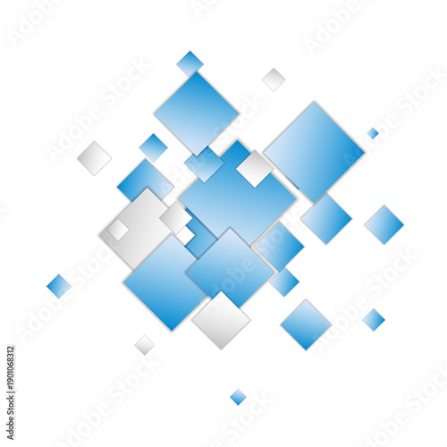 abstract, background, green, white, square, geometric, design, vector, modern, digital, eco, fresh, business, presentation, cover, banner, element, gradient, light, gray, 3D, volume, shadow, compositi