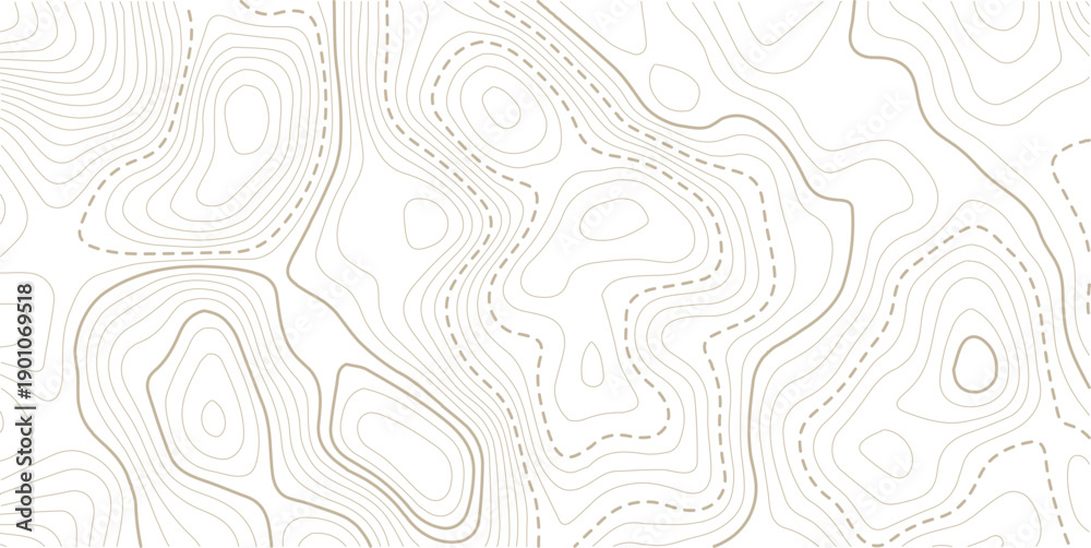 Fototapeta premium Topographic gold luxury map background. Geographic abstract pattern. Geographic contour map. Abstract outline grid, vector illustration. 