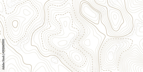 Topographic gold luxury map background. Geographic abstract pattern. Geographic contour map. Abstract outline grid, vector illustration.
