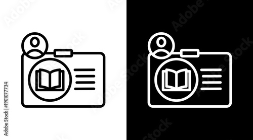 Library Access Icon For Design Elements