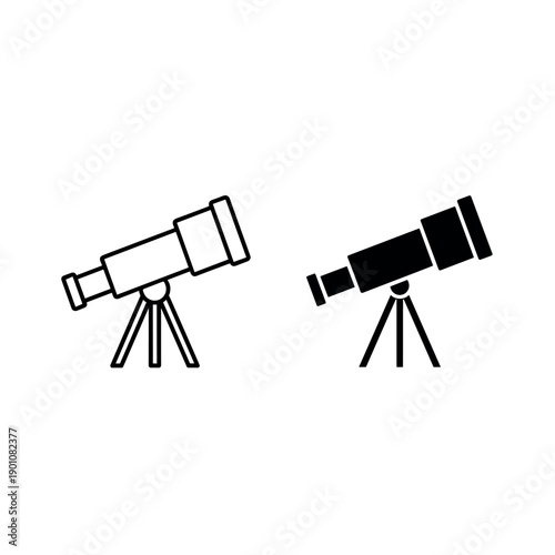 Movie camera icon on white background